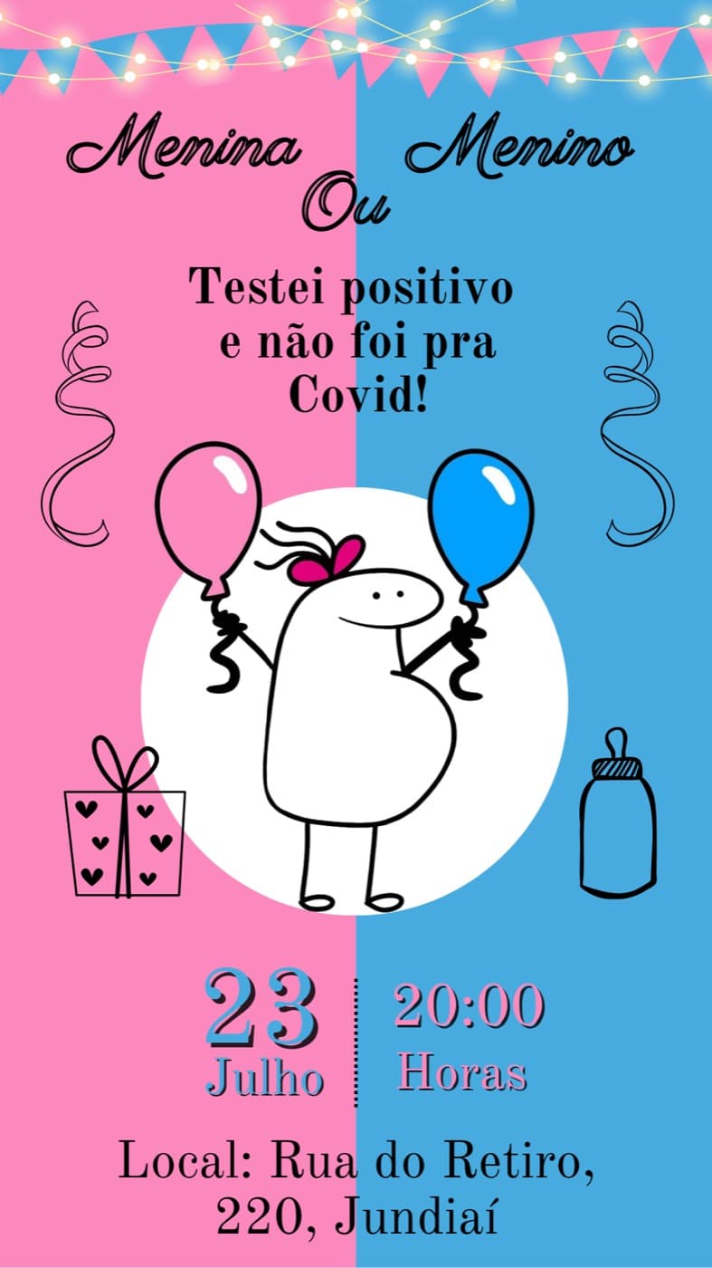 Brit invitation — Gender Reveal — Boy or Girl?